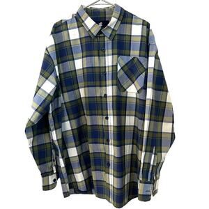 Rockwear Men's Check Button Up Long Sleeve Shirt Multi-Color Size 3X #K1360